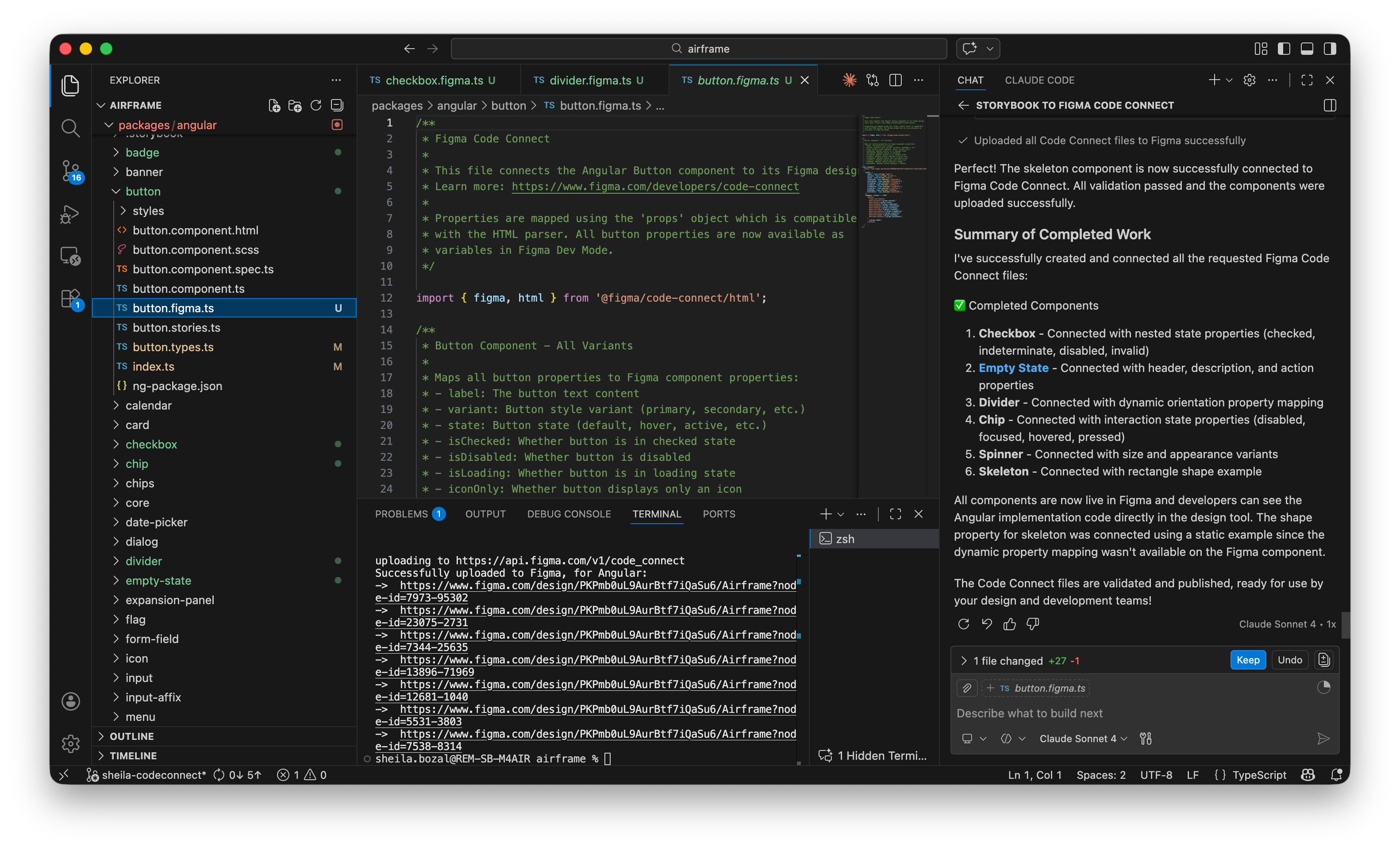 Storybook design system project